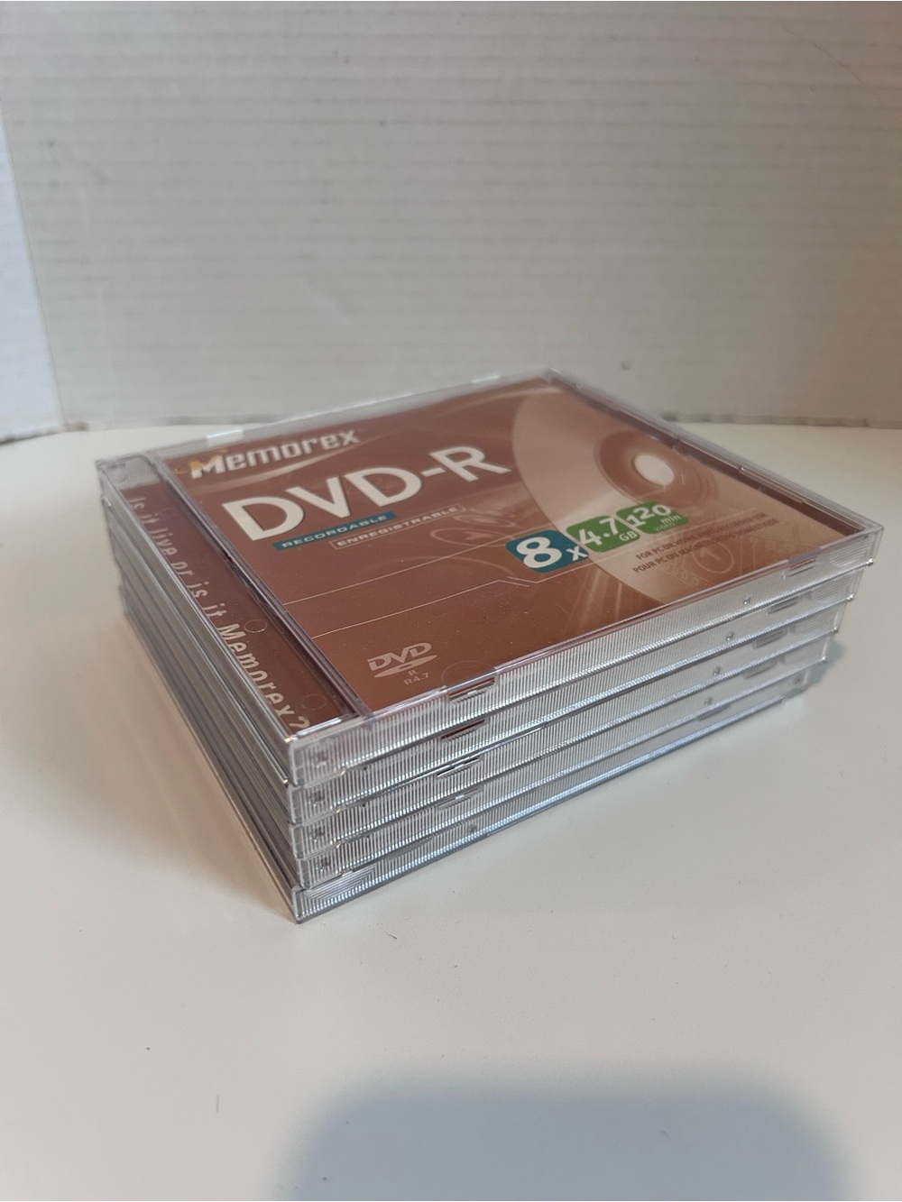 Memorex DVD-R 8x 4.7 GB 120 min - pack of 5